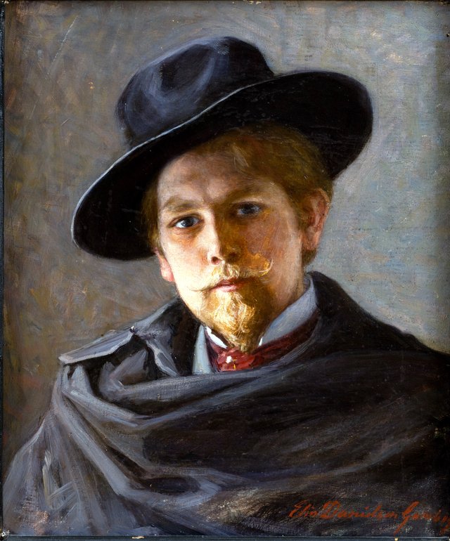 The Musician (Oskar Ilmari Florell) by Elin Danielson-Gambogi