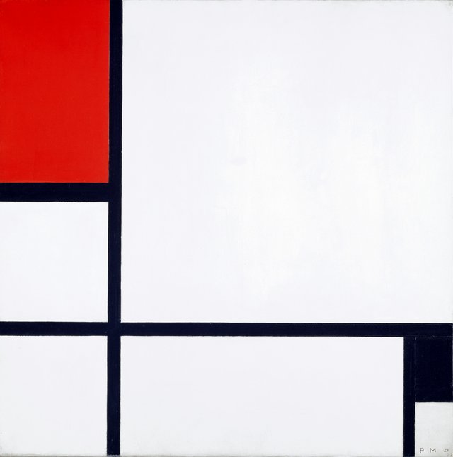 Composition no. I by Piet Mondrian