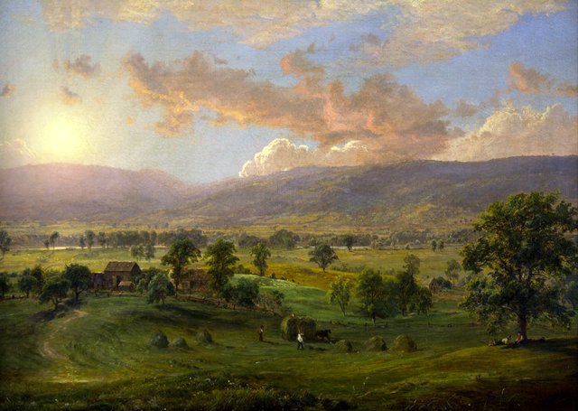 The Old Homestead, Wyoming Valley by Jasper Francis Cropsey