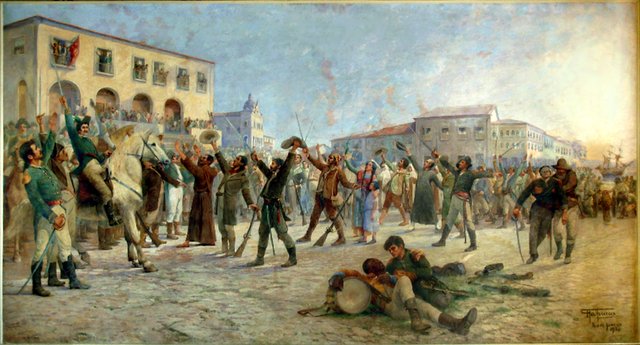 The First Step towards the Independence of Bahia by Antônio Parreiras