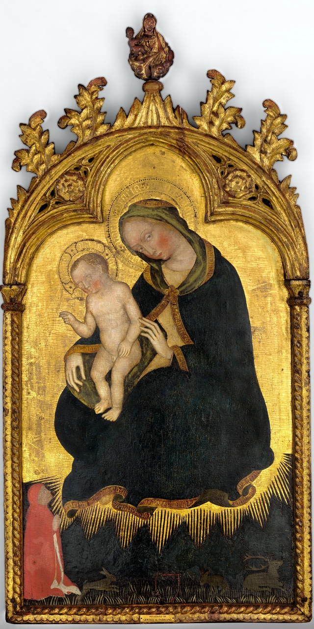 The Virgin of Humility, with a Donor by Gentile da Fabriano