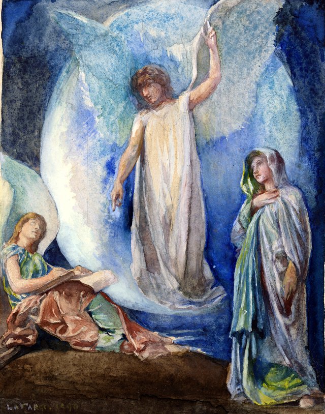 The Recording Angel by John La Farge