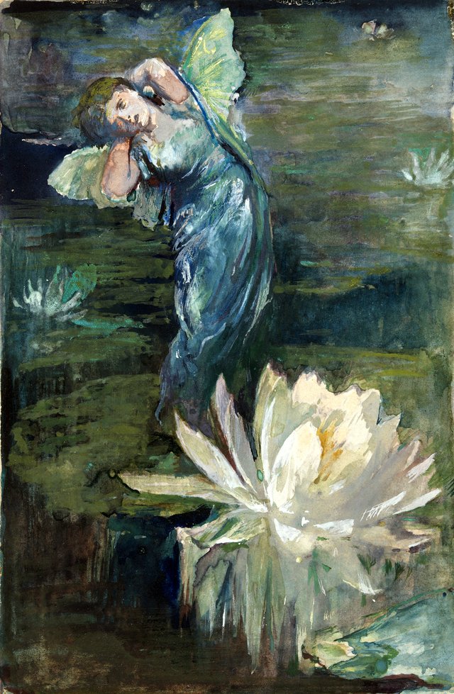 The Spirit of the Water Lily by John La Farge
