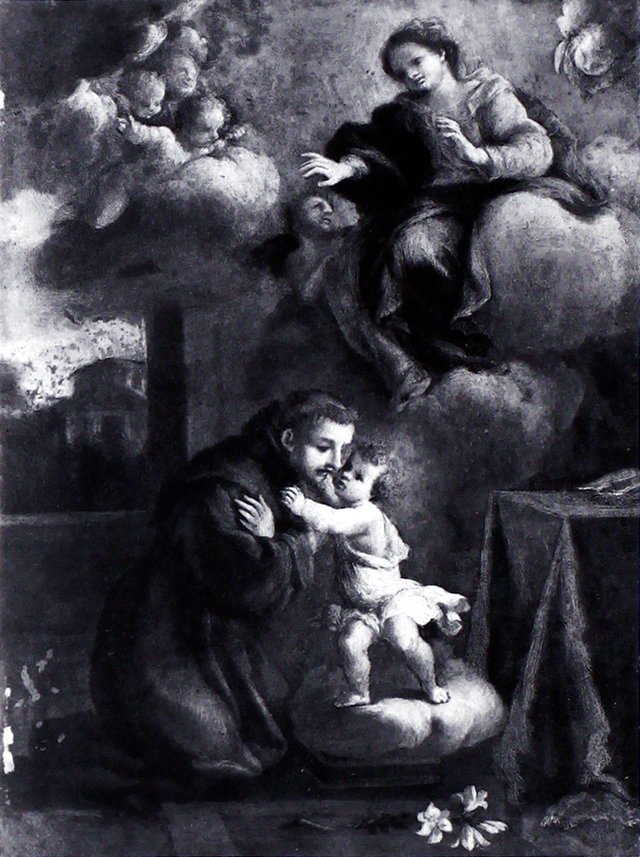 The Vision of Saint Anthony of Padua by Filippo Lauri