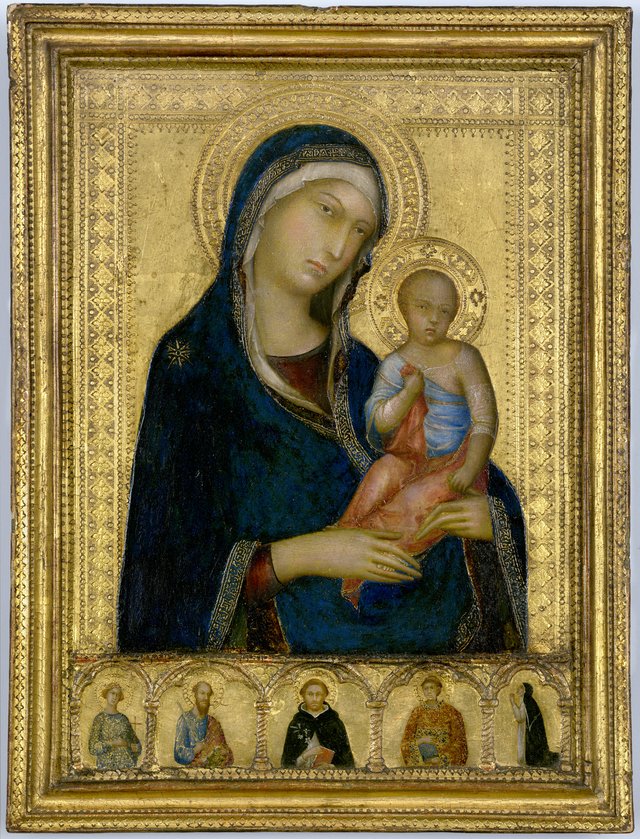 Virgin and Child by Simone Martini