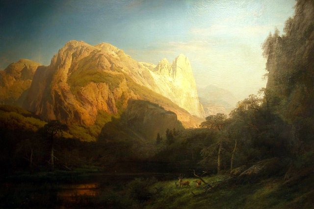El Capitan, Yosemite (Sentinel Rock) by Hermann Ottomar Herzog