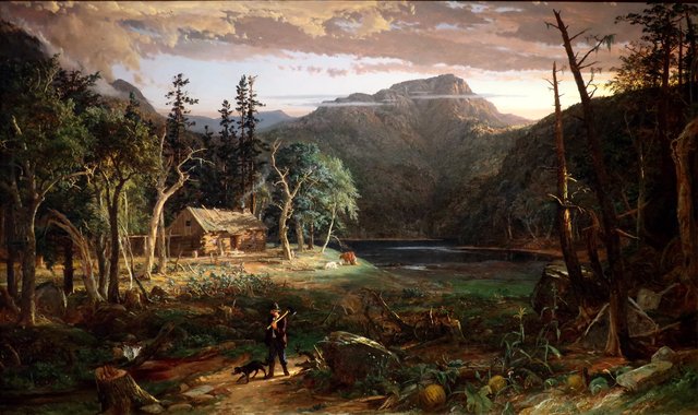 The Backwoods of America by Jasper Francis Cropsey