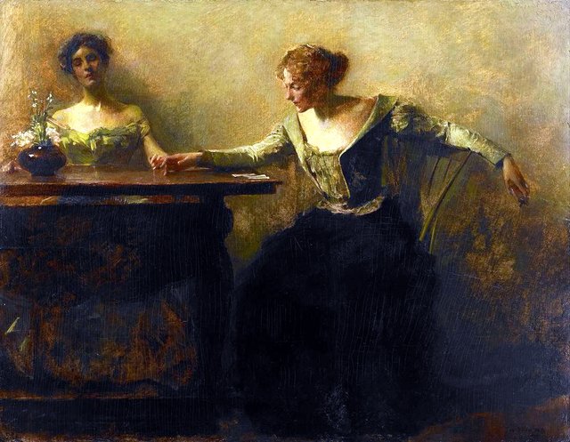 The Fortune Teller by Thomas Dewing