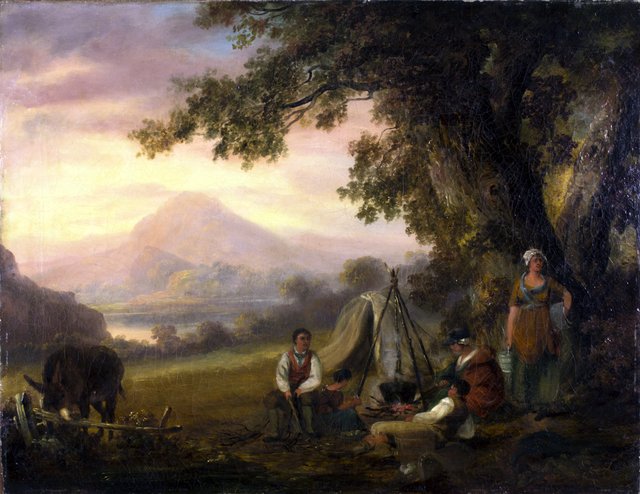 Gypsy Encampment by George Morland