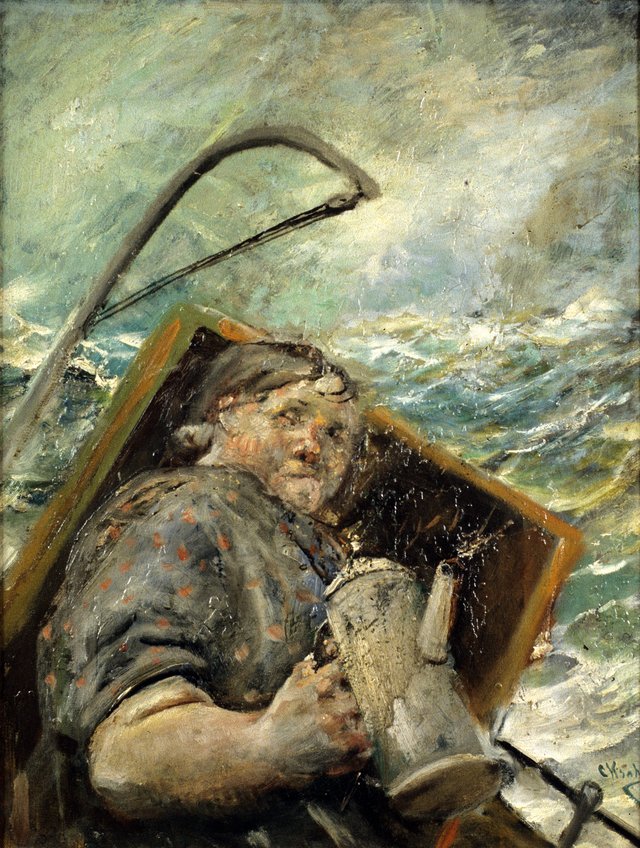 Trise i arbeid (Trissa) by Christian Krohg