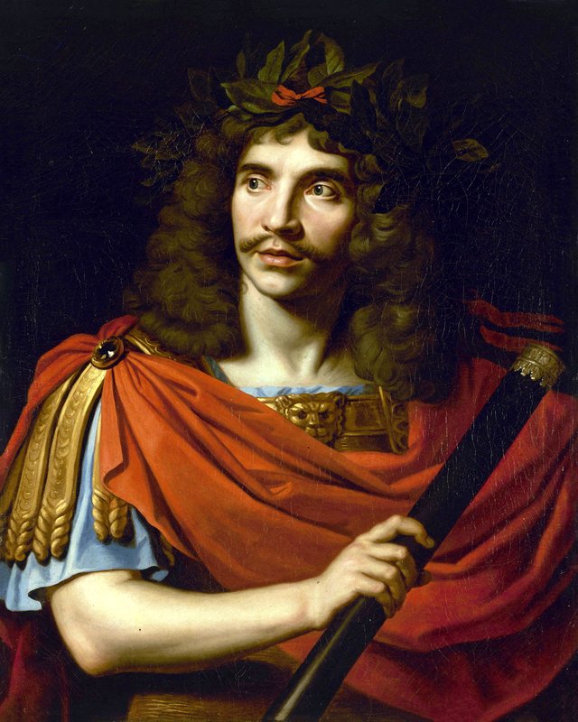 Molière (1622-1673) dans le rôle de César de "La Mort de Pompée" by Nicolas Mignard
