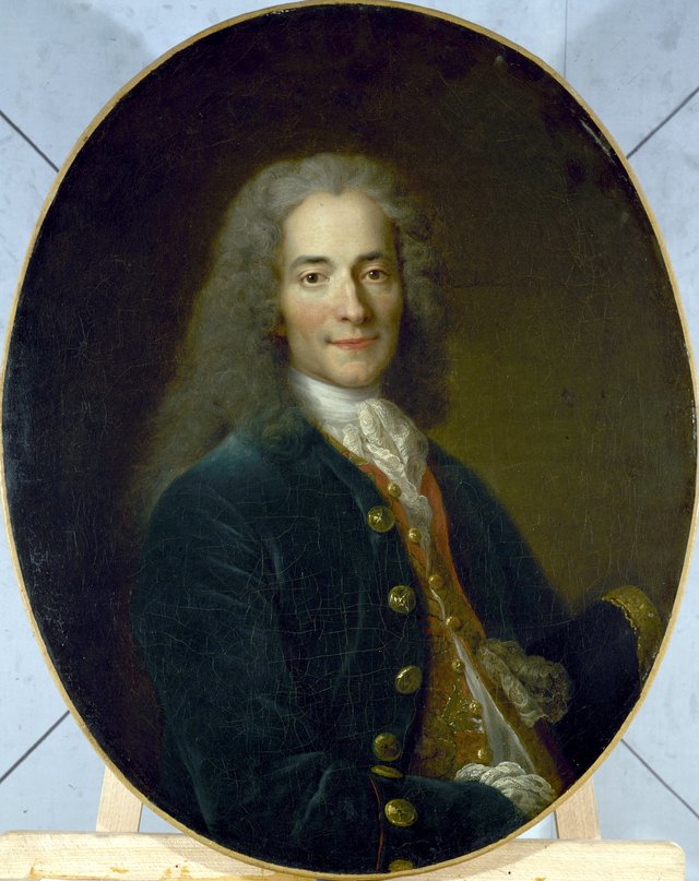 Voltaire the age of twenty-four (?) by Nicolas de Largillière