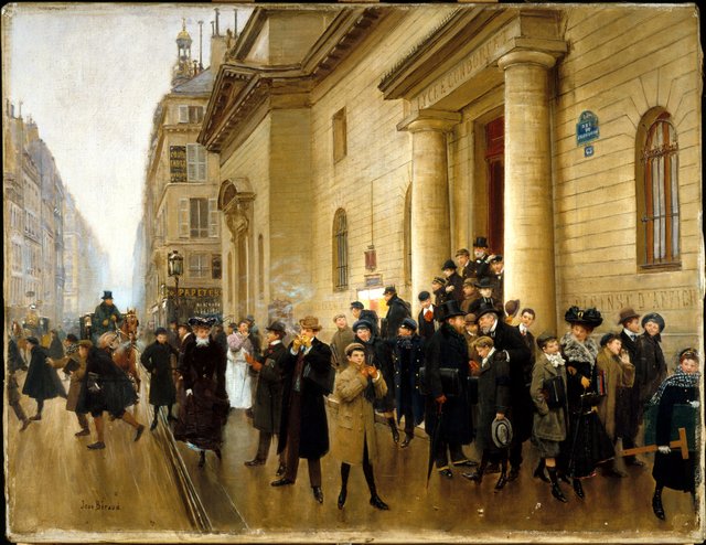 La Sortie du lycée Condorcet by Jean Béraud