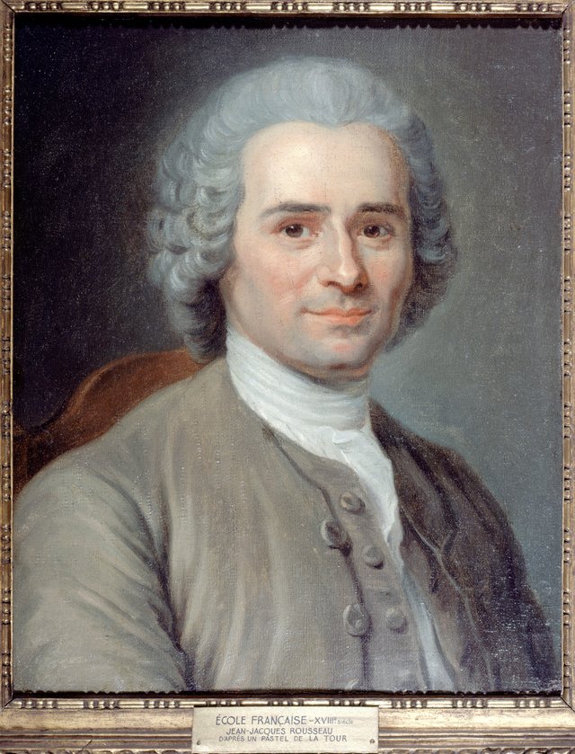 Portrait de Jean-Jacques Rousseau (1712-1778), écrivain et philosophe by Maurice Quentin de La Tour