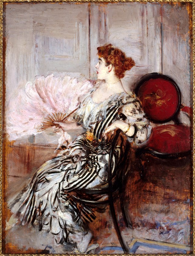 Porträt von Madame Torri, Operntänzerin by Giovanni Boldini