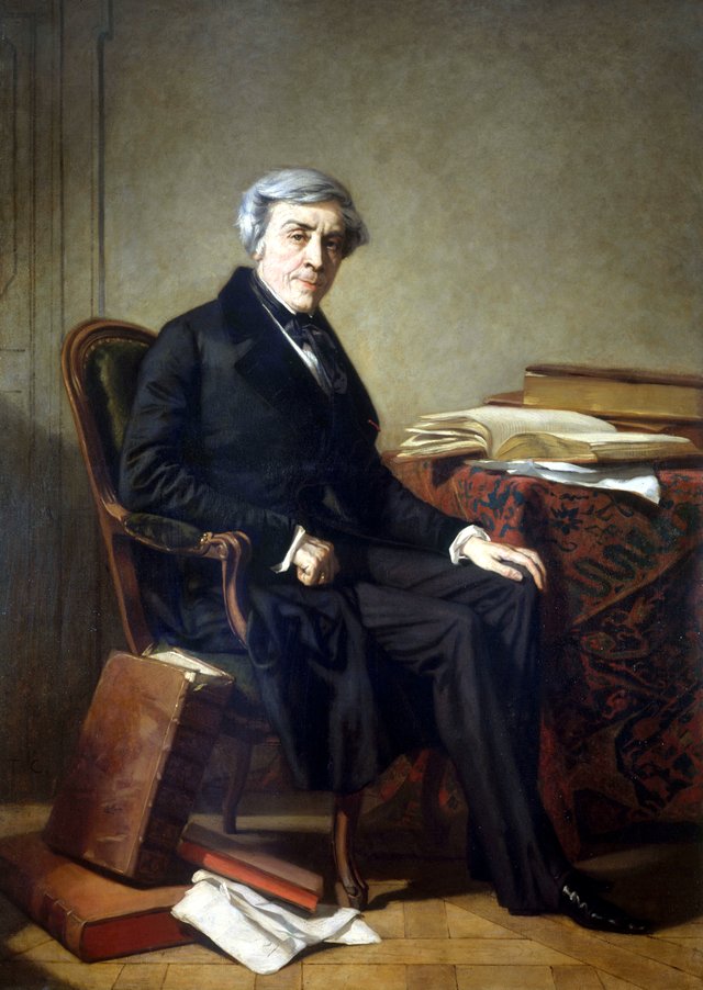 Portrait de Jules Michelet (1798-1874), historien by Thomas Couture