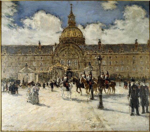 Les Invalides by Jean-François Raffaëlli