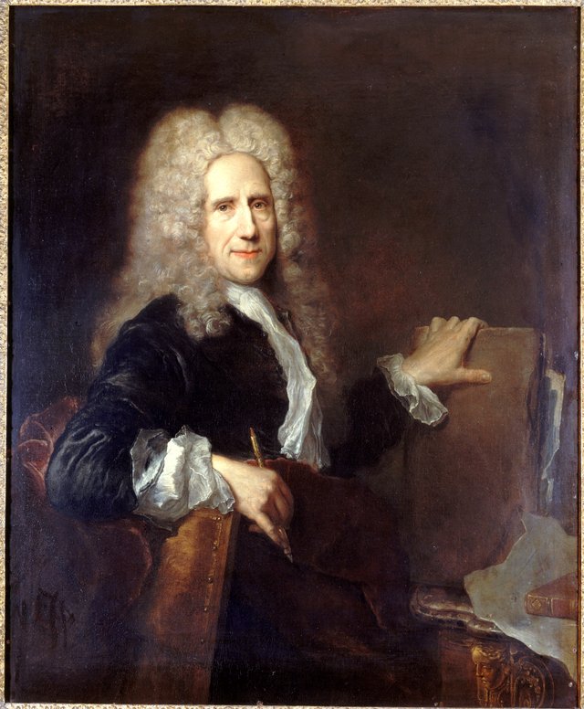 Portrait of Jean Mariette, print publisher by Antoine Pesne
