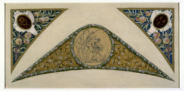 Esquisse pour l'escalier des Fêtes de l'Hôtel de Ville de Paris : Scorpion by Luc-Olivier Merson