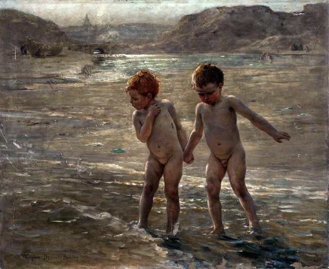 Under the pure air by Virginie Demont-Breton