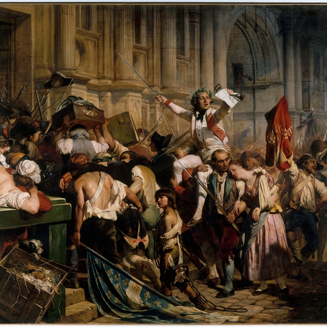 The Victors of the Bastille in Front of the Hôtel de Ville by Paul Delaroche