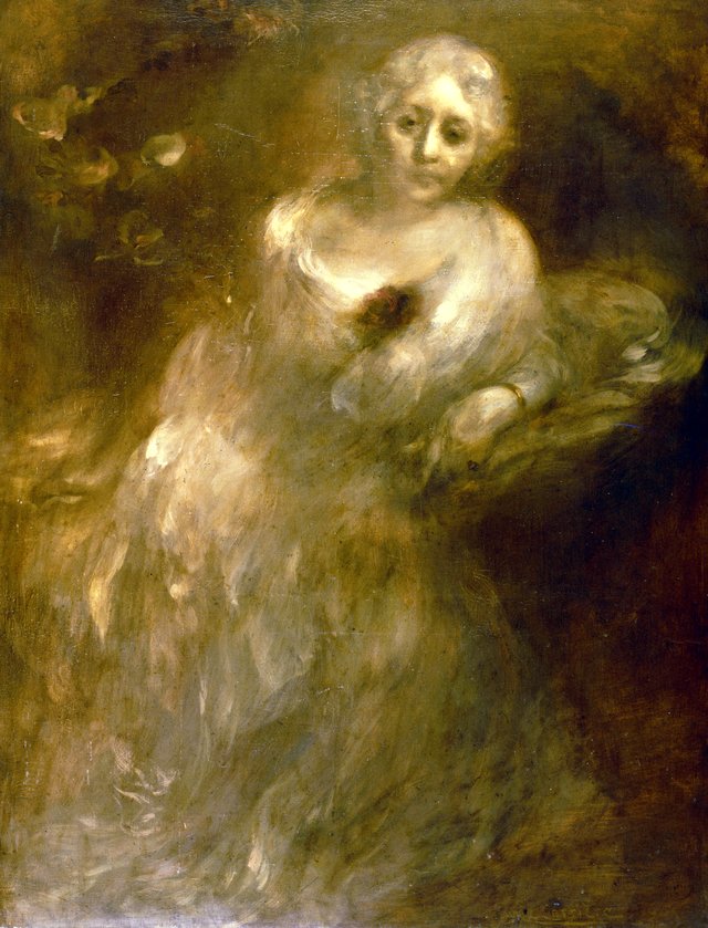 Portrait de Madame Aline Ménard-Dorian by Eugène Carrière