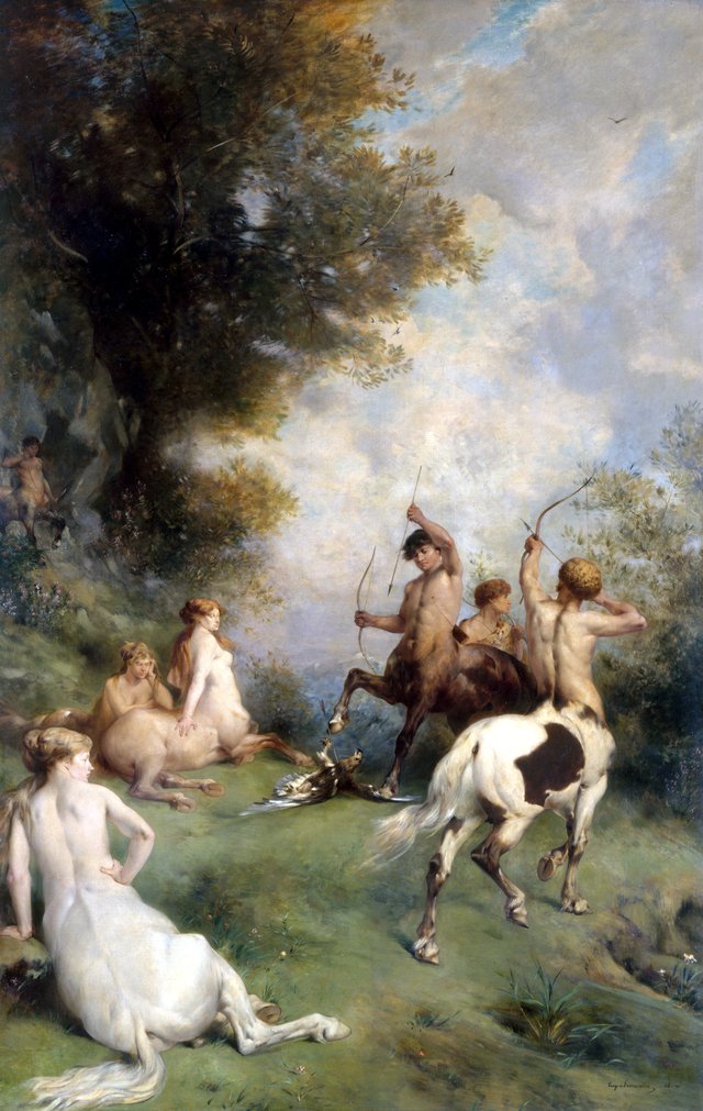 Centaures by Eugène Fromentin