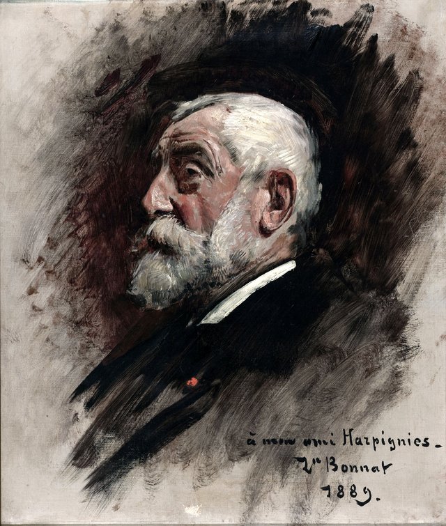 Portrait of Henri Harpignies by Léon Bonnat