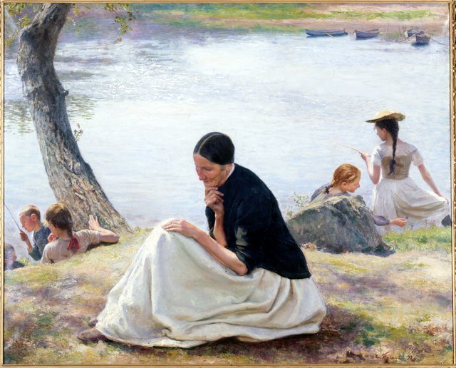 Les souvenirs by Émile Friant