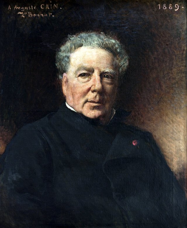 Portrait of Auguste Cain by Léon Bonnat