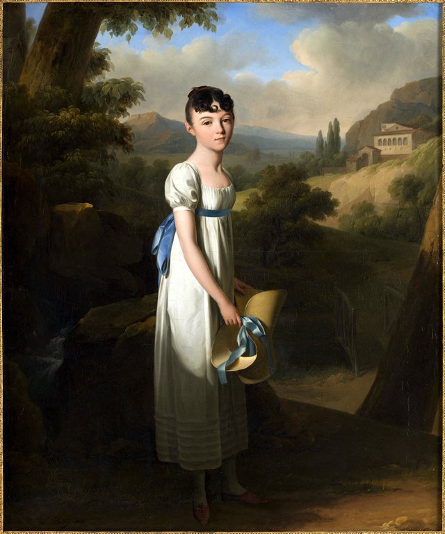 Portrait de Mademoiselle Athénaïs d'Albenas by Louis-Léopold Boilly