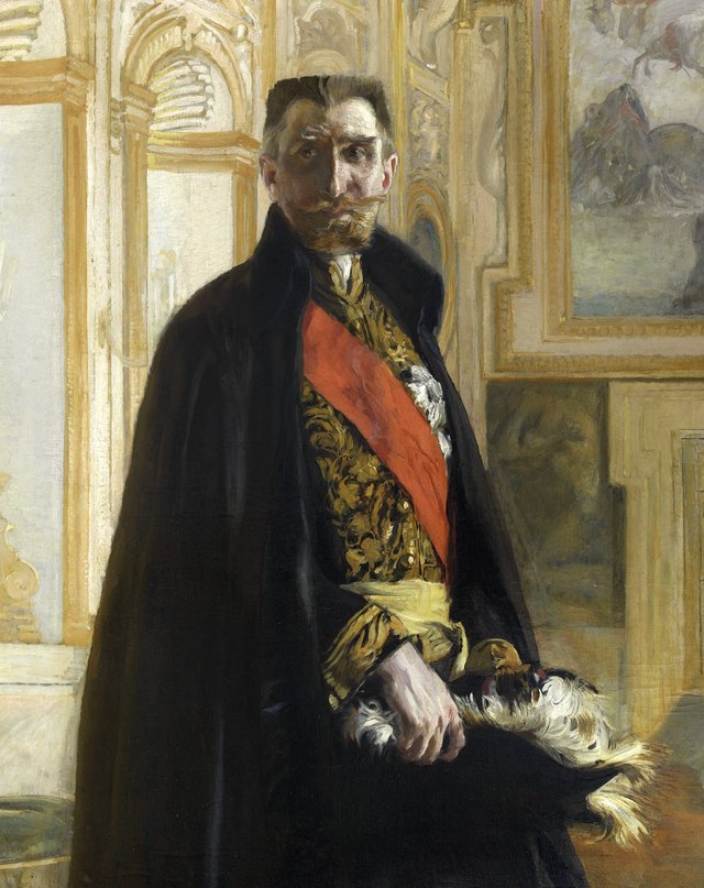 Portrait de Camille Barrère au palais Farnèse by Paul-Albert Besnard