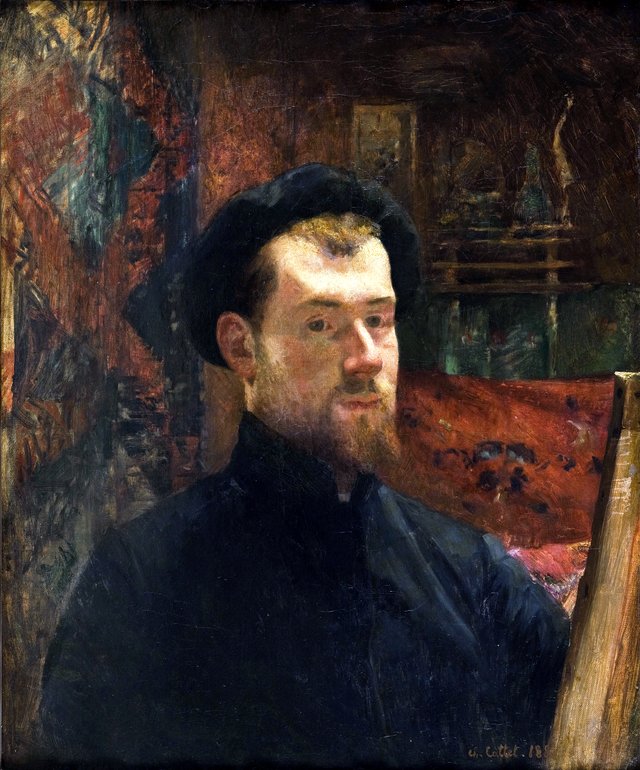 Self-portrait by Charles Cottet