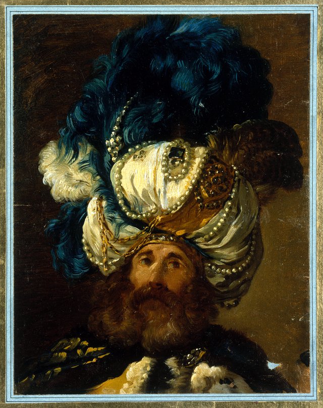 Botschafter des Mogul by Joseph-Marie Vien