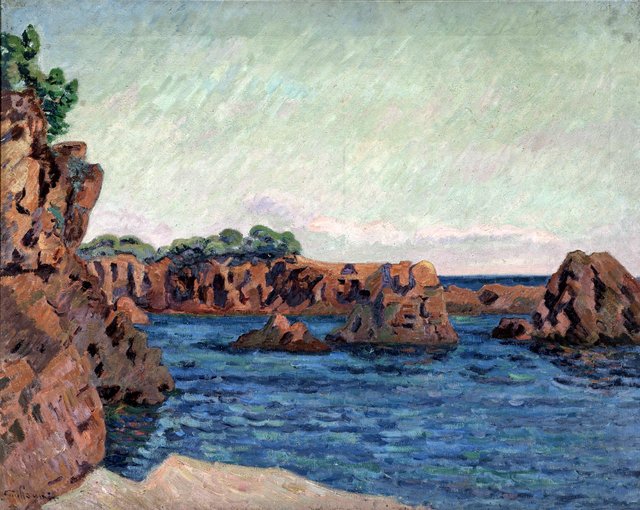 Rochers à Agay by Armand Guillaumin