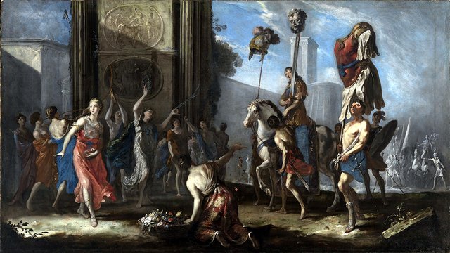 Der Triumph des Davids by Johann Heinrich Schönfeld