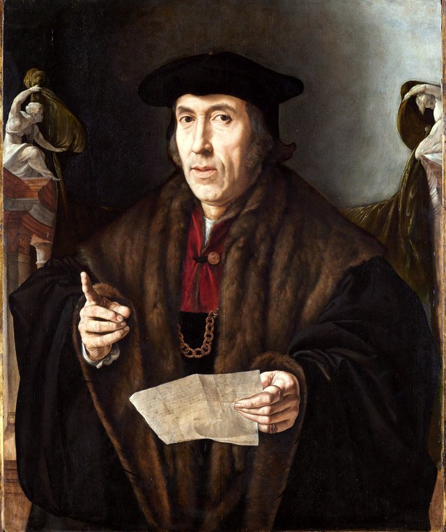 Portrait of a Dignitary by Jan Cornelisz Vermeyen
