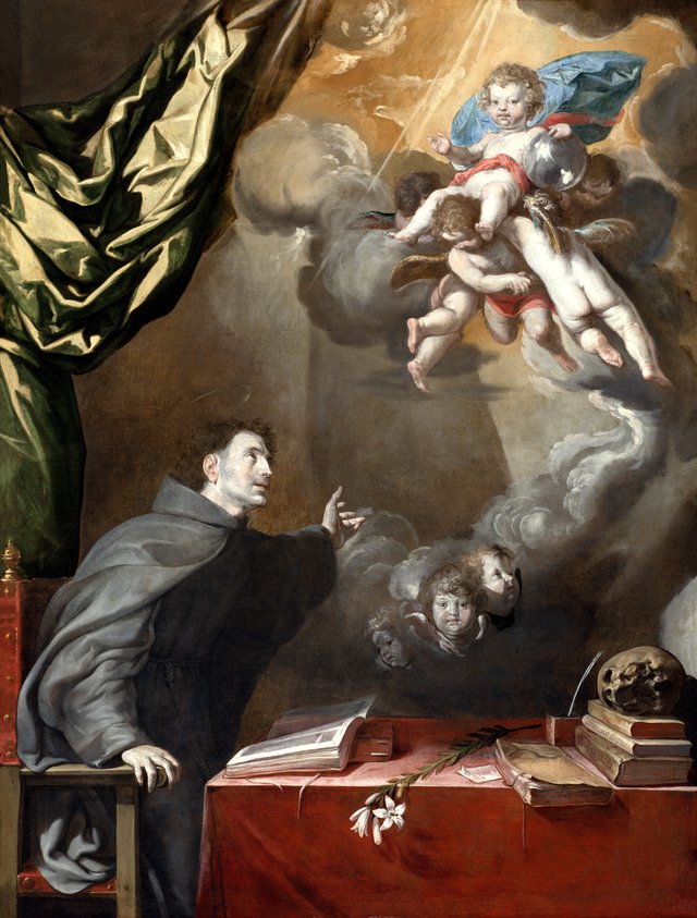 The Apparition of Jesus Child to Saint Anthony by Antonio del Castillo y Saavedra