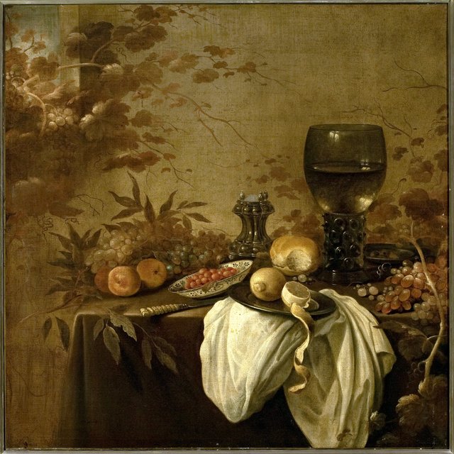 Still life by Pieter Claesz