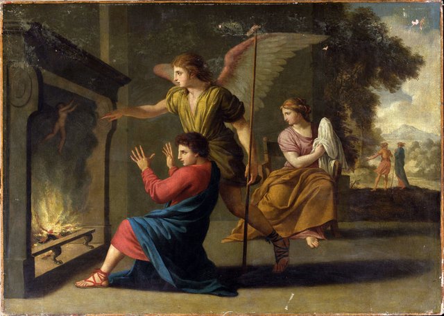 Marriage of Tobias and Sarah by Eustache Le Sueur