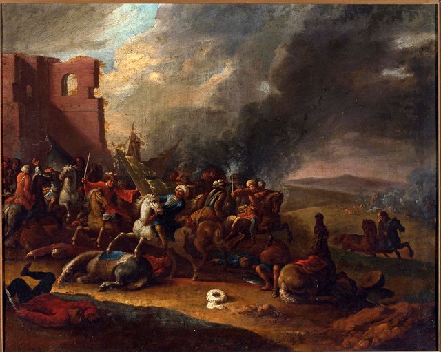 Battle with the Turks by Arnold Frans Rubens