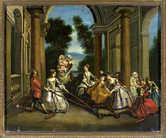 Four stages of human life: Childhood by Nicolas Lancret