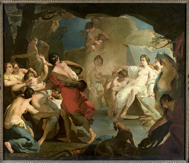 Diana's judgement of the nymph Callisto by Gaetano Gandolfi