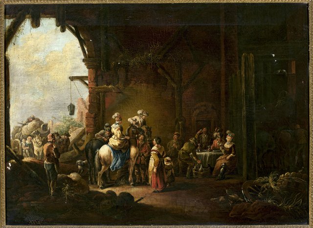 Inn by Christian Wilhelm Ernst Dietrich