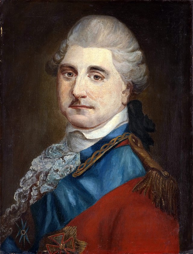 Portrait of Stanisław August Poniatowski in the uniform of the head of the Corps of Cadets by Marcello Bacciarelli