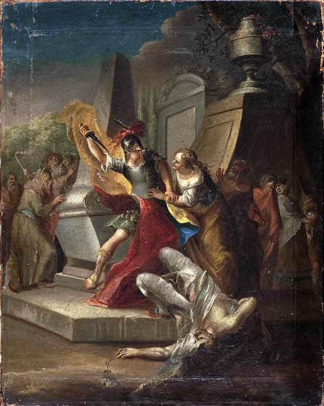 Scene of the crime by Franciszek Smuglewicz