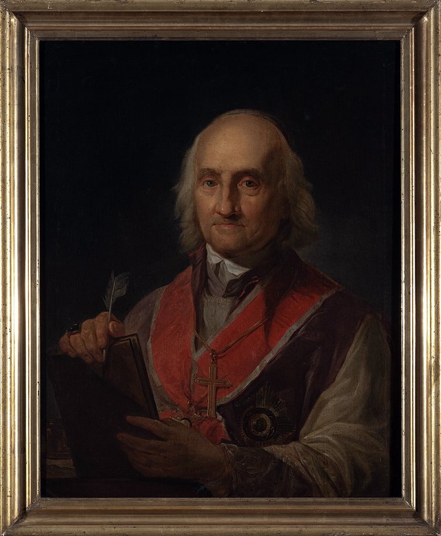 Portrait of John Baptist Albetrandi (1731–1808), bishop by Marcello Bacciarelli