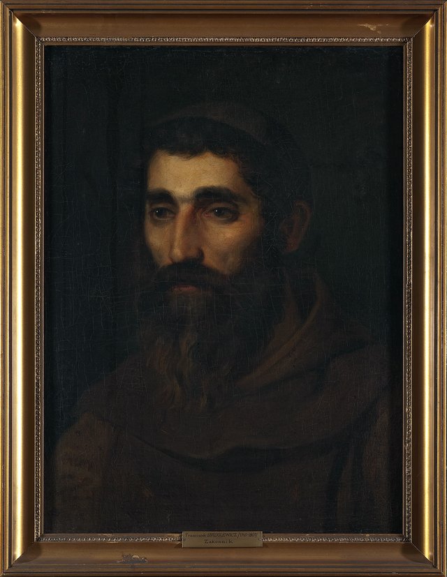 Portrait of a monk by Franciszek Smuglewicz
