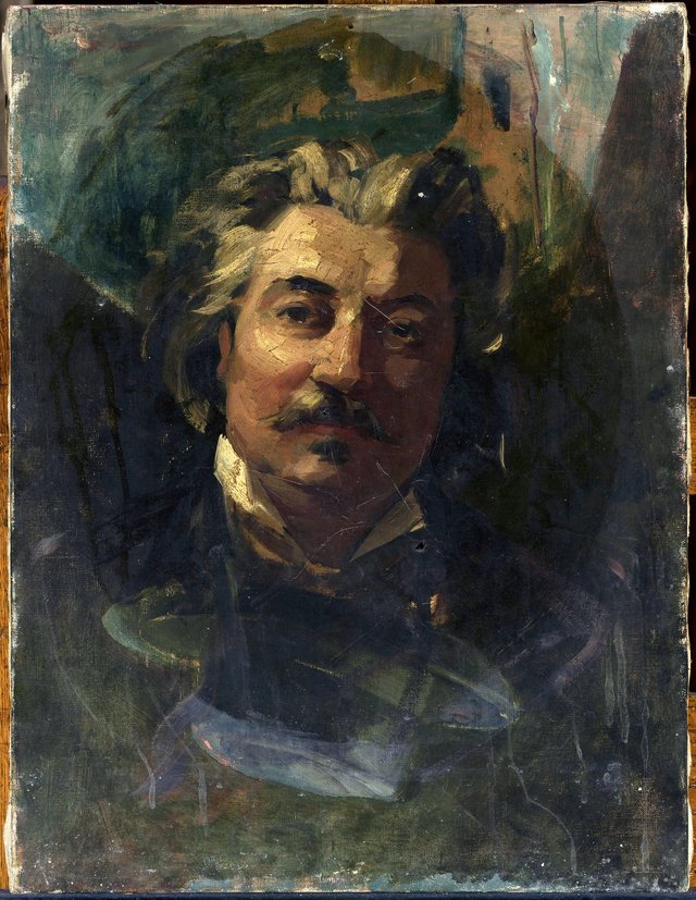 Portrait of Cyprian Godebski by Luis Ricardo Falero