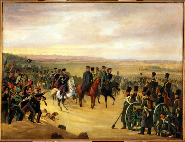 General Józef Chłopicki and Skrzynecki among soldiers by January Suchodolski